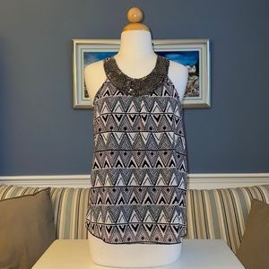 💜 $5/25 Charlotte Russe geometric halter top